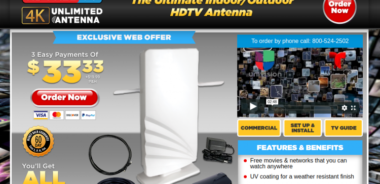 hd free unlimited antenna order online