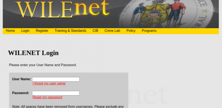 WILENET Wisconsin Login
