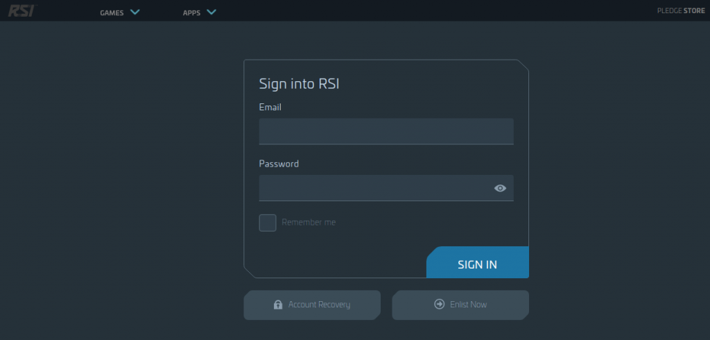 Star Citizen Login guide