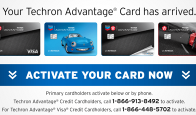techron advantage card logo