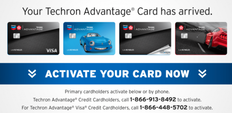 techron advantage card logo