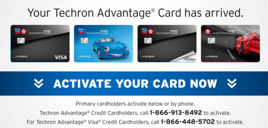 techron advantage card logo