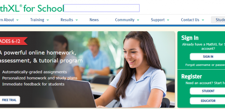 mathxl for school logo