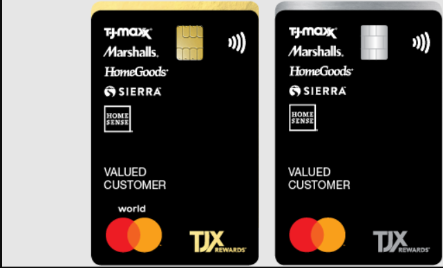tjx credit card login