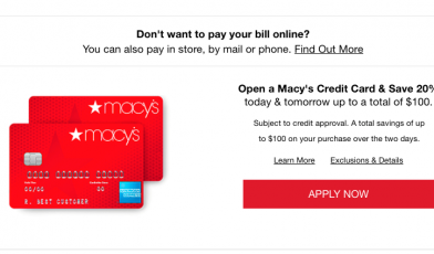 macys credit card
