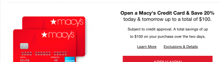 macys credit card
