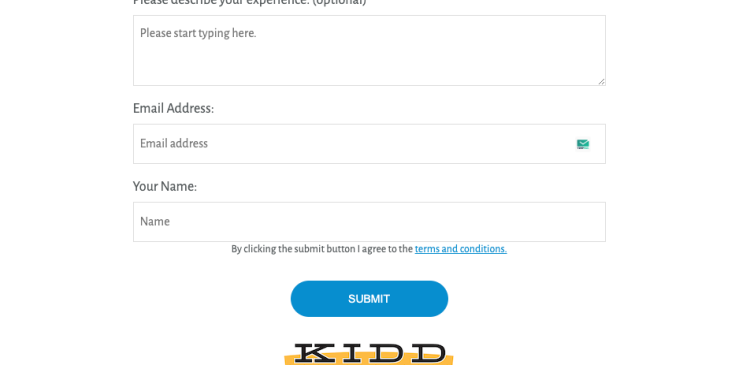 kidd valley survey tips